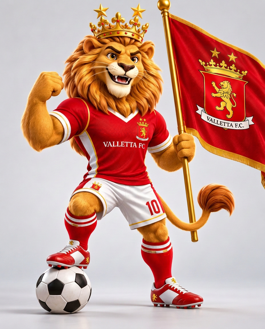 Valletta FC lion mascot
